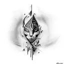 Lara Croft  tattoo design idea