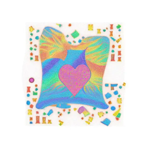 puzzle piece colored in rainbow and colored outside the lines tattoo design idea