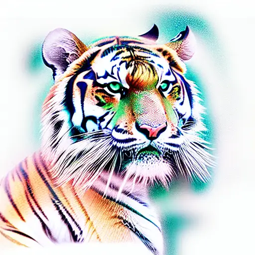 Tiger tattoo design idea