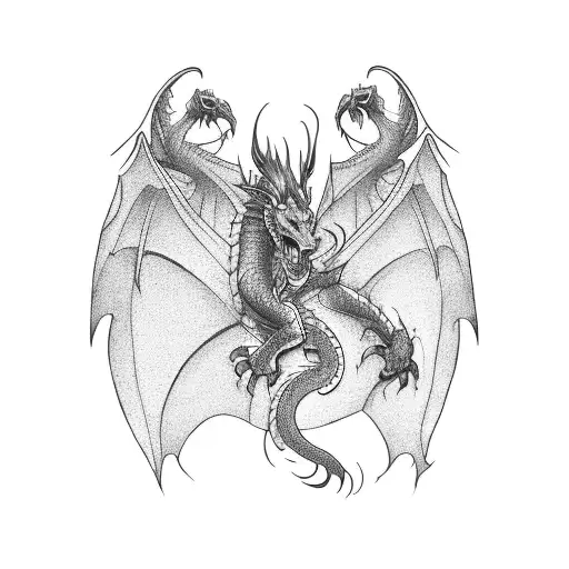 book reading dragon  tattoo design idea