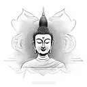 Buddha tattoo design idea