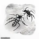 dead ant tattoo design idea