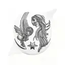 Apollo and Artemis  tattoo design idea