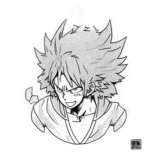 My hero academia red riot tattoo design idea