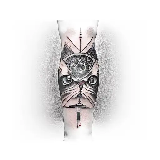 knee repair tattoo design idea