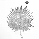 Fern Tree tattoo design idea