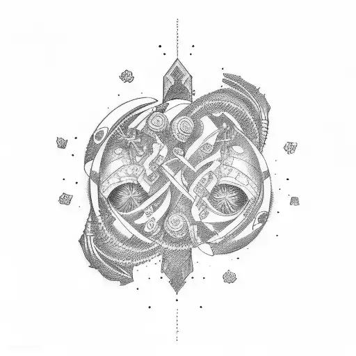 gemini tattoo design idea