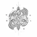 gemini tattoo design idea