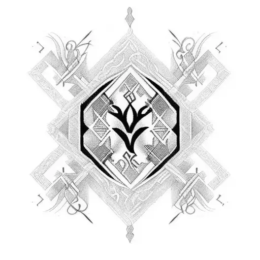 create a dated tattoo with the date 27.03.2022 with the phrase forever and always incorporate Scottish tartan  tattoo design idea