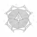 triangle square circle vector tattoo design idea