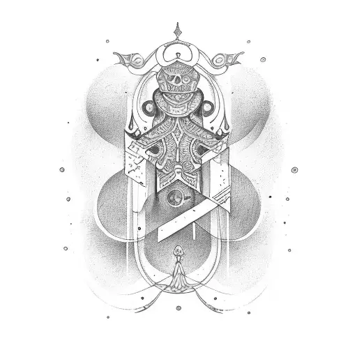 libra ; karma tattoo design idea