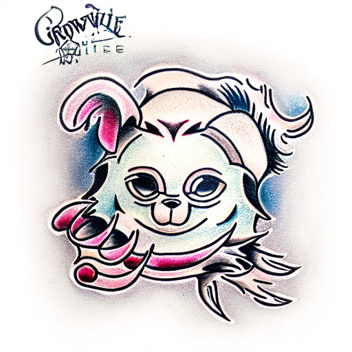 Growlithe tattoo design idea