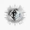 gun with Bitcoin Symbol  tattoo design idea