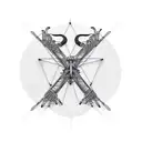 construction crane tattoo design idea