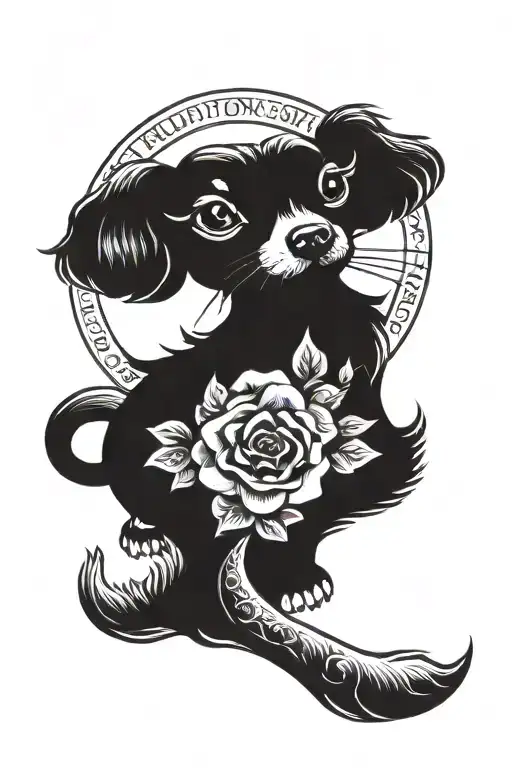 pet memorial tattoo tattoo design idea