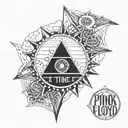 Pink Floyd Time tattoo design idea