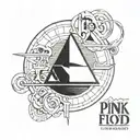 Pink Floyd Time tattoo design idea