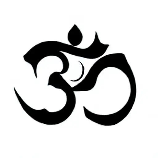 om symbol tattoo design idea