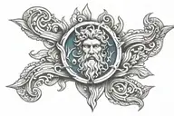 zeus tattoo design idea