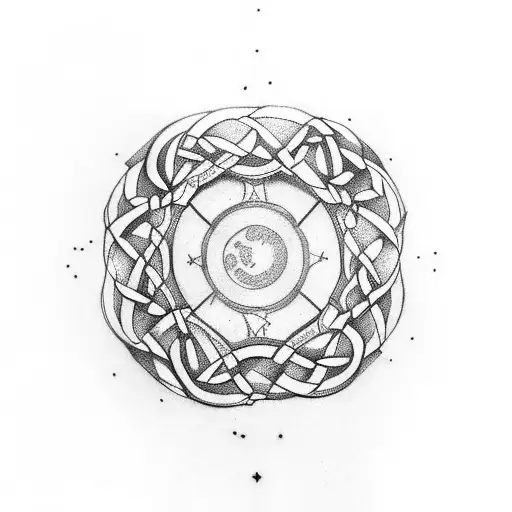 Celtic triqueta tattoo design idea