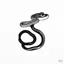 Kundalini snake  tattoo design idea