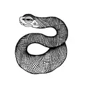 Kundalini snake  tattoo design idea