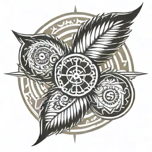 choctaw tribe symbol tattoo design idea