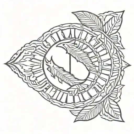 choctaw tribe symbol tattoo design idea