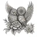 represents family in drawing tattoo design idea