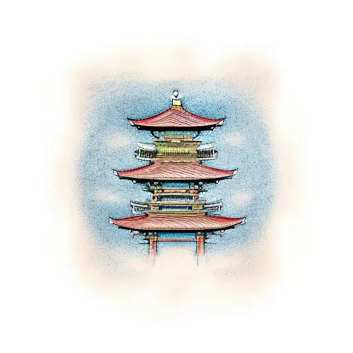 torii tattoo design idea