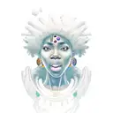 afrocentric  tattoo design idea