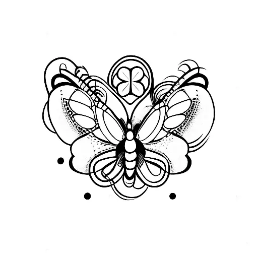 mariposa convirtiéndose en humana tattoo design idea