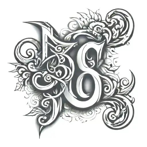 504 area code tattoo in Chicano style tattoo design idea