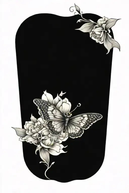 butterfly with eagle eyes  tattoo design idea