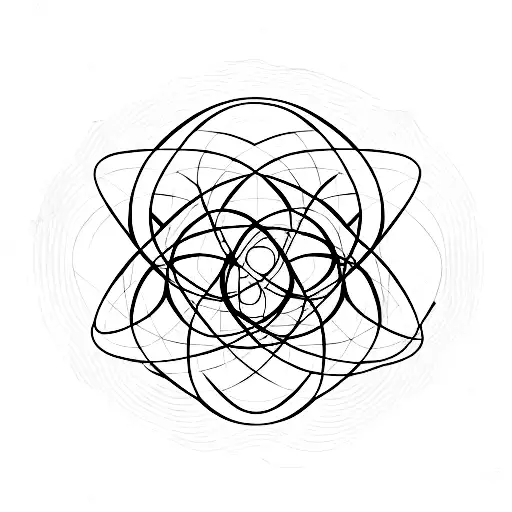 Quantum mechanics tattoo design idea