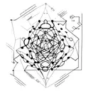 Quantum mechanics tattoo design idea