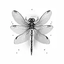 Dragonfly tattoo design idea