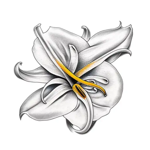 917+ White Lily Tattoo Ideas in 2026 - BlackInk AI