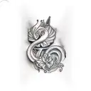 zyair in cursive  tattoo design idea