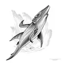 Ahab's whaling harpoon tattoo design idea
