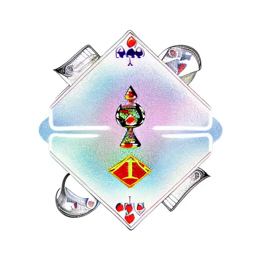 lady luck tattoo design idea