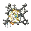 lsd chemical structure with trippy scenery tattoo tattoo design idea