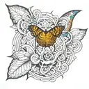 psychedelic tattoo with lsd dmt tattoo design idea