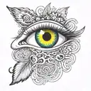 psychedelic tattoo with lsd dmt tattoo design idea