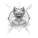 power, strength, courage  tattoo design idea