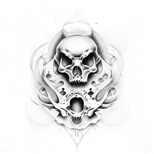 ades in hell tattoo design idea
