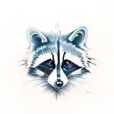 rocket racoon tattoo design idea