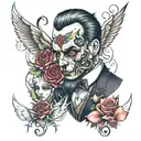 cuckold tattoo design idea