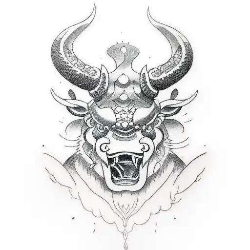minotaur tattoo design idea