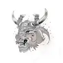 minotaur tattoo design idea